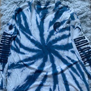 Aeropostale Blue and White Tie Dye